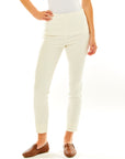 The Sara Campbell Flannel Sheri Pant in Winter White