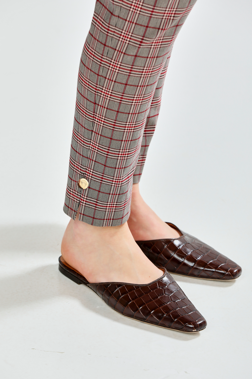 The Hudson Pant - Red Plaid
