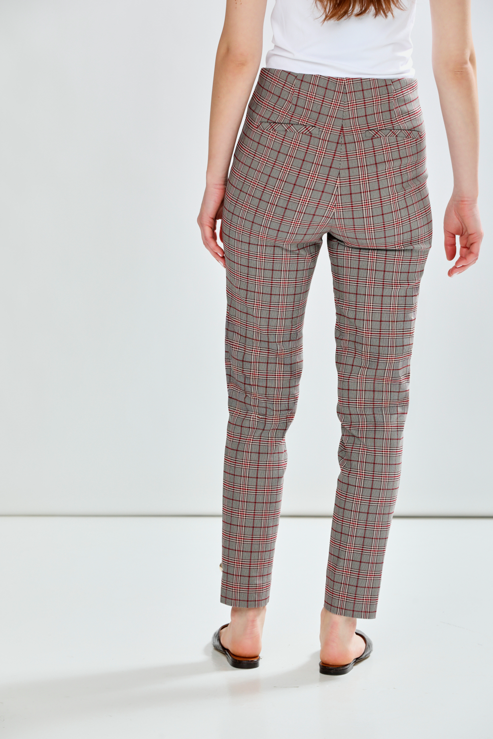 The Hudson Pant - Red Plaid