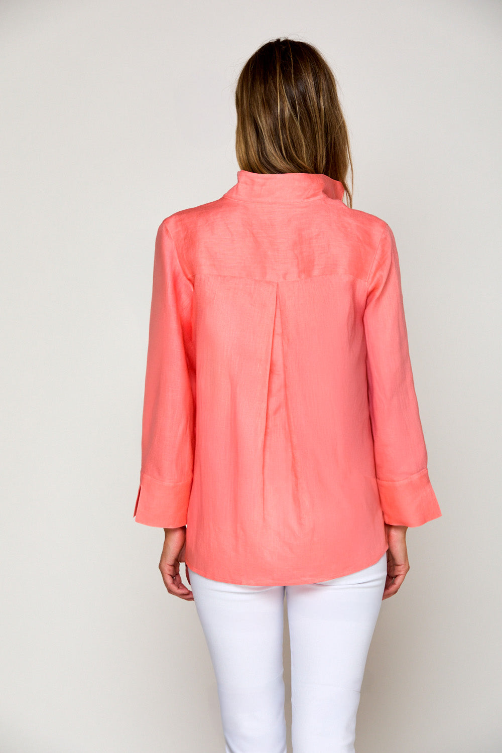 The Short Daniella Tunic in Salmon