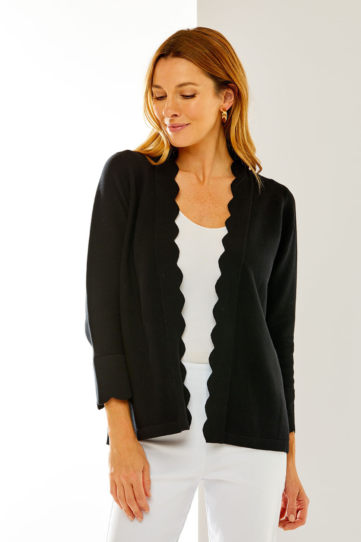 Scalloped cardigan 2025