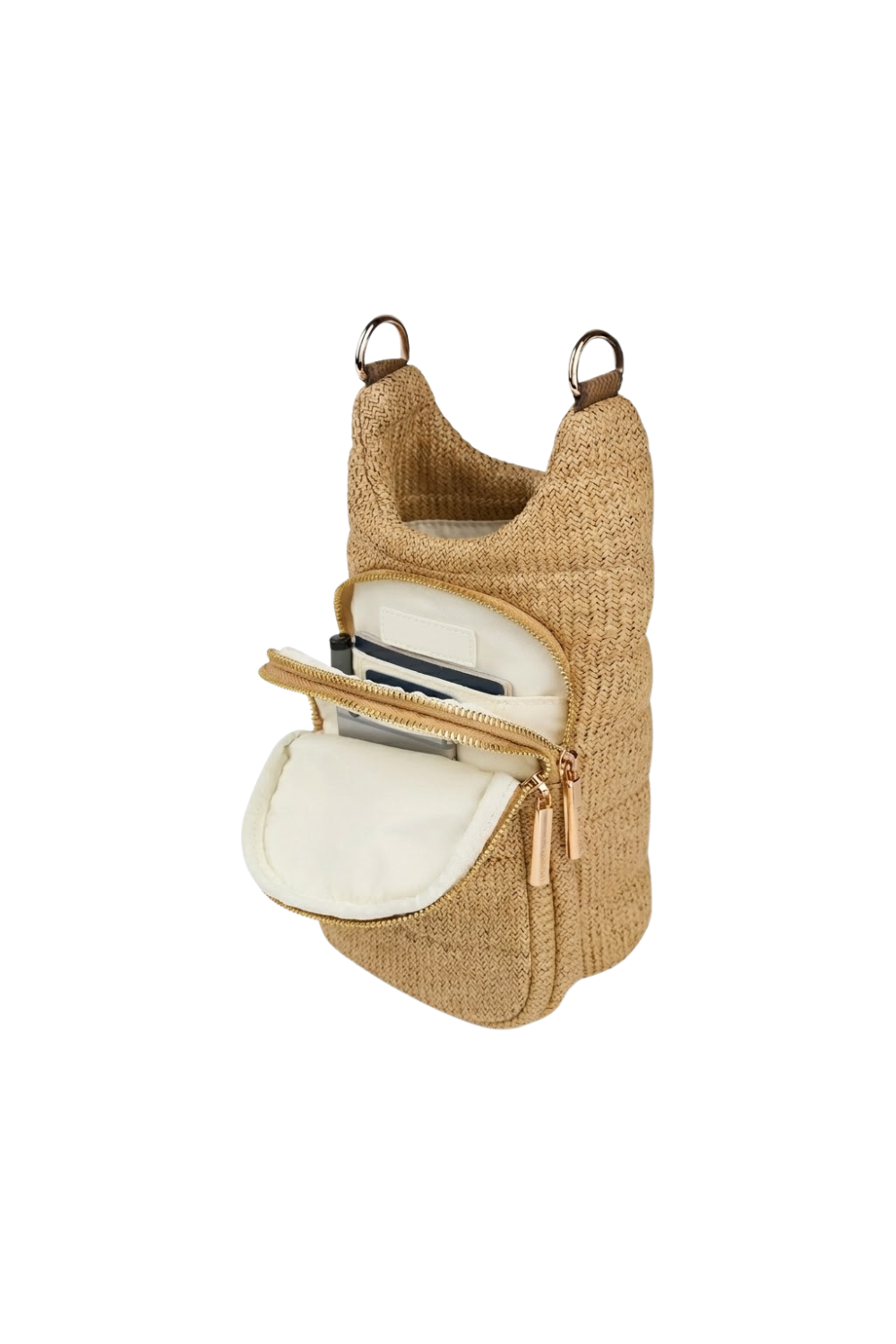 Faux Raffia Hydrobag - Natural