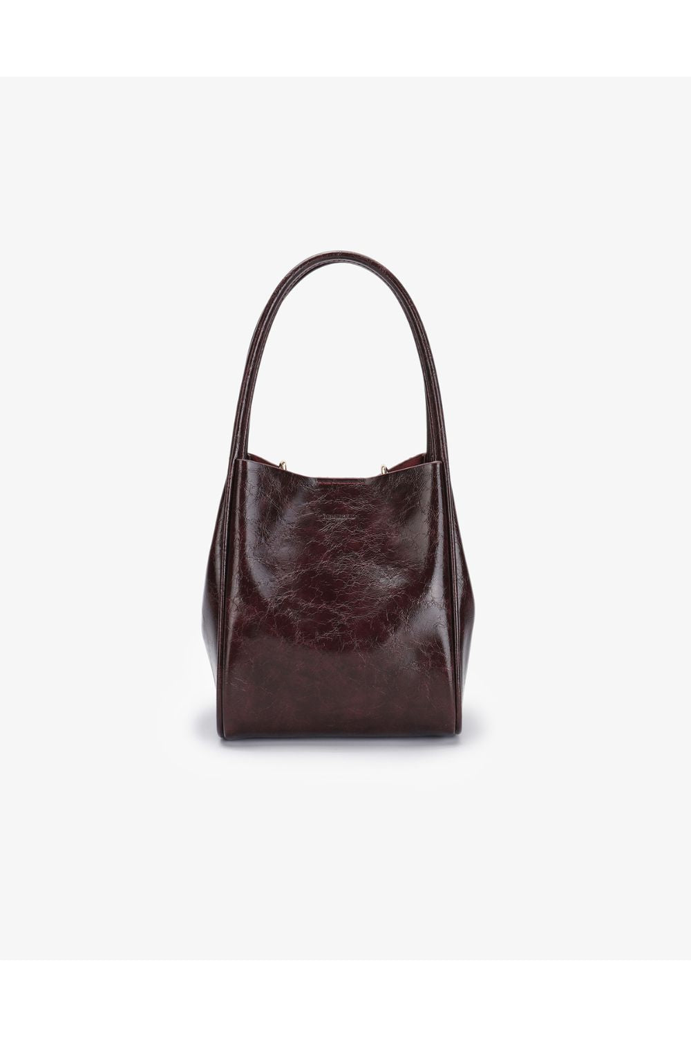 Oxblood hollace tote