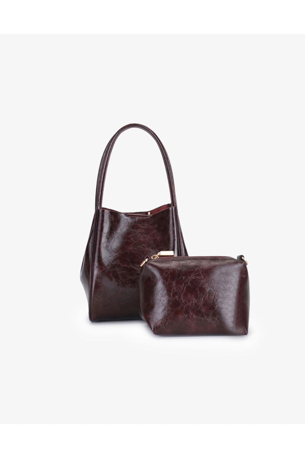 Oxblood hollace tote