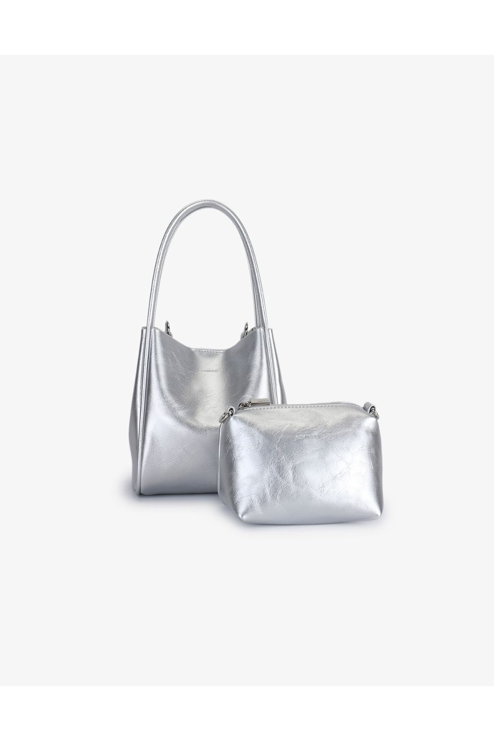 Silver hollace tote