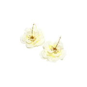 Ivory flower earring