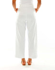 Woman in white pants