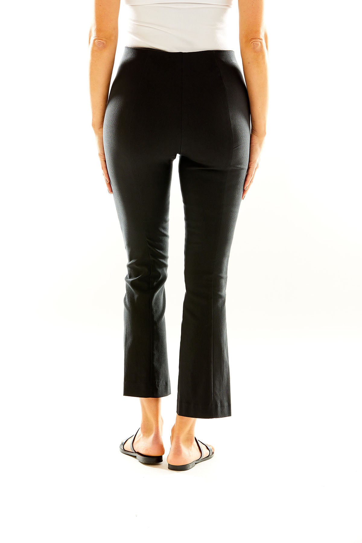 Woman in black pants