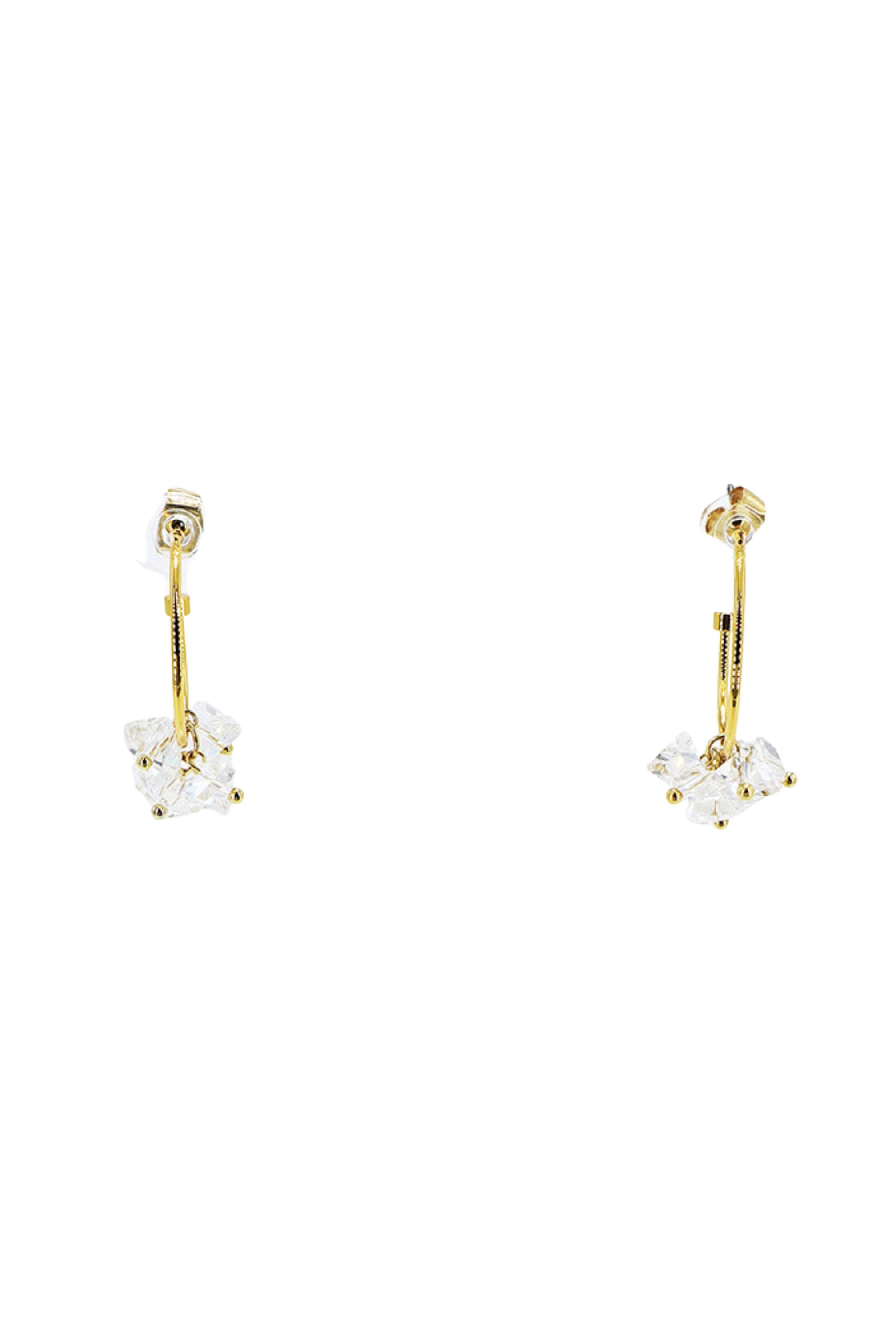 Gold drop earrings